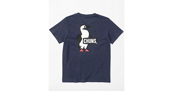 Amazon Chums チャムス Booby Logo T Shirt バックプリント ブービーロゴ Tシャツ Ch01 1244 Xlサイズ Navy Tシャツ カットソー 通販