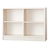 小島工芸 日本製 組立不要 健康仕様のFフォースター 耐荷重に優れた中がしっかりつまった丈夫な棚板 高さ87.3cm オープンラック 120アコードL ウッディホワイト[幅118.3cm 奥行30.5cm] 2311265