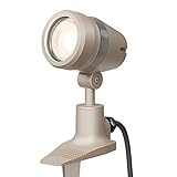 ガーデンライト 庭園灯 LED ガーデンアップライト De-SPOT 調色リング ローボルト （グレイッシュゴールド） スポットライト 照明 屋外 看板