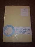 100% COTTON FLANNELETTE CRIB OR CRADLE SHEETS (PAIR) LEMON by Snuggle Baby