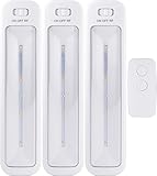 GEワイヤレスリモートLEDライトバー( 3パック)各、ソフトホワイトライト、電池式、リモート制御され、ワイヤレス、70ルーメン、配線必要なく、簡単にインストール、38558