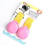 Piggy Mum ブランケット クリップ ベビーカー 用品 ひざ掛け クリップ ベビーカー 便利 グッズ（2個） (ピンク)