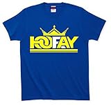 HOORAY(フーレイ) ダンス 衣装 ヒップホップ キングロゴTシャツ 150 ブルー