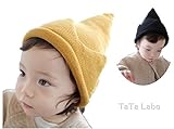 （タタラボ） TaTa Labo 【 あたたか とんがり 王冠 帽子 ニット キャップ】男の子 女の子 ボーイ ガール ベビー キッズ h013 (イエロー)