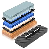 IROKCAKPT 砥石 包丁研ぎ石 400 1000 3000 8000 家庭用荒/中/仕上げ両面砥石セット,包丁 仕上げに最適【竹製滑り止め台 面直し 角度固定ホルダー付き】