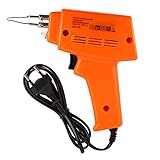 KKmoon 電気はんだ付け ワイヤー220-240V 100W はんだ銃セット急速加熱 はんだチップ付き 家庭用