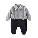 Burning Go　ベビー服　ロンパース 赤ちゃん 男の子 紳士 長袖 可愛い カバーオール 正装 結婚式