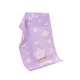 Pumpumly 赤ちゃん用の裏ガーゼ　可愛い動物バスタオル ベビービブ ガーゼタオル 3層ガーゼ 綿100％ 70*140cm