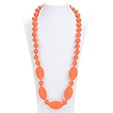 Consider It Maid Silicone Teething Necklace for Mom to Wear - FREE E-BOOK - BPA FREE and FDA Approve