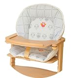 Geuther ゴイター 【チェア別売】ハイチェア　専用クッション FAMILY フクロウ(ライトグレー)