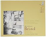 Strathmore 342190 100-Pound 20-Sheet Smooth Bristol Paper Pad, 19 by 24-Inch by Strathmore