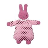Trousselier V6241 03 Soft Toy Rabbit with Rattle 19 cm Fuchsia by Trousselier