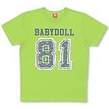ベビードール ナンバーTシャツ 男女兼用 XL イエローグリーン