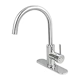 Certified Lead Free Single Handle Kitchen Faucet With Ceramic Cartridge by Everflow Supplies