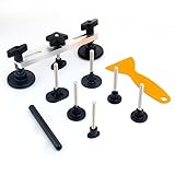 shopdp 車の凹み直し修復工具 ブリッジ型引っ張り工具 DIY 工具セット 9パーツ付き