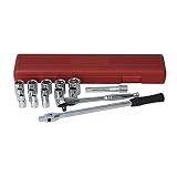 GRIP 73140 1/2-Inch MM Professional Socket Set, Chrome, 17-Piece by GRIP