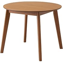 Amazon｜不二貿易 テーブル ラウンド 直径80×高さ72cm ナチュラル 天然