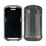 保護カバー バンパーケース 頑丈なブーツ ハンドストラップ付き Zebra TC51 TC510K TC52 TC56 TC57用 ブラック