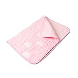 ソフト防水マットレスパッドシートプロテクターベビー用品 50*70cm 、ピンクの雲