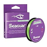 Seaguar Smackdown Hi Visフラッシュグリーン 8本撚り パフォーマンスブレイド – 薄手 – ストレッチなし 超強力 耐摩耗性 – 超高感度 – より多くのバイトを検出