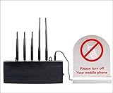 Commercial Cell Phone Detector - 5 Adjustable Frequency Scanners - Detects 2G, 3G, 4G, CDMA Mobile S