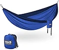 ENO ダブルネストハンモック - 軽量 ポータブル 1~2人用ハンモック - キャンプ ハイキング バックパッキング 旅行 フェスティバル ビーチ用 - ロイ�ヤル/ネイビー