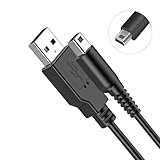 RuiMi New3DS 充電器 3DS USB 充電ケーブル 急速充電 耐久性 対応 New3DS/ 3DSLL /3DS /3DSLL/ i2DS /DSi/DSiLL/2DSなど用 データ転送 USB電源コード 1.2M(ブラック)