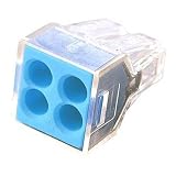 ワゴジャパン:ワゴ WGX-4 差込コネクタ 4穴用 10個入 WGX-4-PK 型式:WGX-4-PK（1セット:10個入）