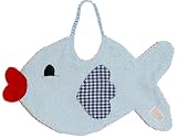 (ジゴザゴ)Zigozago 魚 ビブ ベビースタイ - ブルー