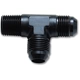 Vibrant Performance 10476 Flare to Pipe-On Run Tee Adapter Fitting (Size: -16 AN x 1 NPT) [並行輸入品]