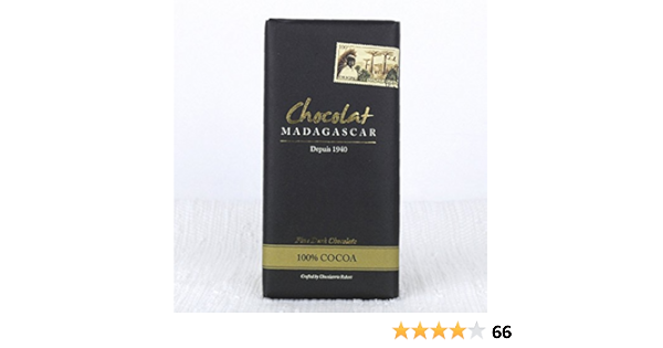 Amazon ダークチョコレート カカオ100 ショコラ マダガスカル 板チョコ チョコバー 通販