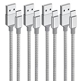 usb c ケーブル【1m+1m+2m+2m 4本】タイプc ケーブル Type C 3A急速充電 QC3.0対応 急速充電 PD対応 ナイロン編み 断線防止iPhone 17/16/15 Samsung/Note/Huawei Sony Xperia Nintendo Switch/GoPro その他Android USB-C機器対応