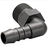 NORMA(ノールマ) プラスチックホース継手 ポリアミド エルボ 取付ネジ(R)1/2 適用ホース内径12 WES-0412