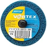 Norton Bear-Tex Vortex Speed-Lok Nonwoven Abrasive Wheel, 3' Diameter x 1/4' Width, Grit 7AM (Pack o