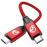 UseBean USB Cケーブル 0.2M,【USB 3.2 Gen 2X2 20Gbpsデータ転送PD対応100W超急速充電】USB Type-Cケーブル,4K/60Hz映像出力 高耐久cタイプ充電ケーブルiPhone 15 Pro Max, MacBook Pro、iPad mini/Pro、Sony Xperia、Galaxy S24 S23等Type C機種対応