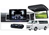 アルパインXF11NX2-HI-200-NR-DR+RXH12X2-L-Bハイエース(200系H25/12～)標準ルーフ車専用フローティングビッグX+リアビジョンSET