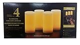 Flameless LED 4-pack Wax Candles with Remote Control [並行輸入品]