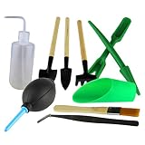 Zhuhaitf 園芸用具 庭造り手工具 Mini Succulent Plants Watering Bottles Transplanting Miniature Fairy Garden Pla