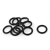 uxcell ゴムOリングシール　20mm外径　14mm内径　3mm厚さ　ブラック　10個