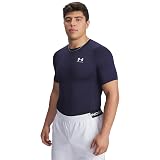 [アンダーアーマー] トレーニングベースレイヤー UAヒートギアアーマー ショートスリーブ シャツ メンズ Midnight Navy/White S