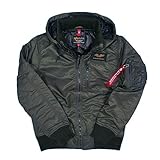 ALPHA INDUSTRIES INC(アルファ インダストリーズ) HOODED RIB ...