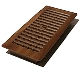 Decor Grates PL410-MTG 4-Inch by 10-Inch Plastic Floor Register, Tan Mahogany [並行輸入品]