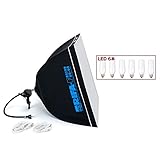 写真電気工業 RIFA-F 65×65cm 6灯式＋LED電球電球６本付き