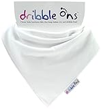 DribbleOns Bib (White, 0-24 months)