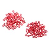 F Fityle マリン/自動車など用　絶縁圧着端子　メス端子　オス端子　配線コネクター　22-16ゲージ　約100個入り