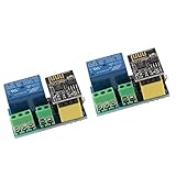 D DOLITY ESP8266 ESP-01S WiFiリレーモジュール（2個）　