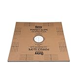 Oatey 41640タイルシャワーpre-slope、40 " x 40 "