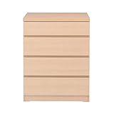 デスクサイドキャビネット　　ライトナチュラル　引出し