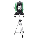 シンワ測定 レーザー 墨出し器 レーザーロボ X ｌｉｎｅ-E グリーン フルライン・地墨クロス 71610 と エレベーター 三脚 A 76629 のセット