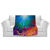 ブランケットウルトラソフトFuzzy 4サイズ！DIANOCHEデザインからby Julia Di SanoホームDecor Unique Designer芸術的スタイリッシュな寝室アイデアCouch